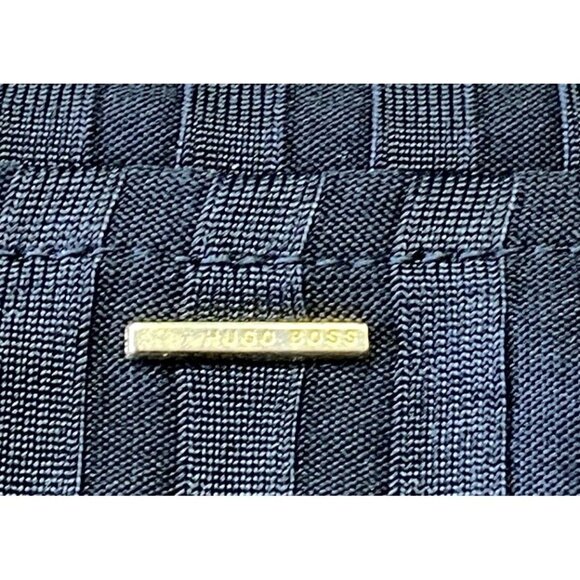 Hugo Boss Sz XS Shirt Long Sleeve Ribbed Black Classic Minimalist Luxury top - Picture 5 of 5